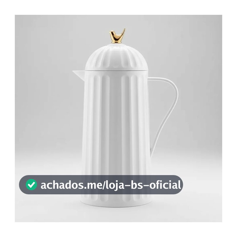 Garrafa Térmica 1L Wolff Bird para Café Chá Água Quente e Fria Tampa Rosca