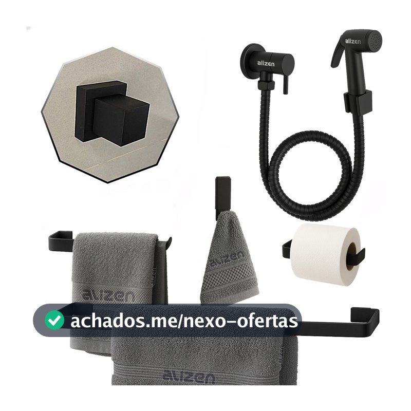 Kit Banheiro Lavabo Kit Acessórios Banheiro Ducha Higiênica Acabamento Registro Chuveiro Base Deca