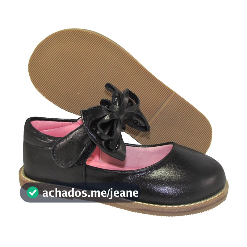 Sapatilha Infantil Menina Salomé Enfeite Laço Fechamento Fácil Casual Sapato Boneca Macia Confort