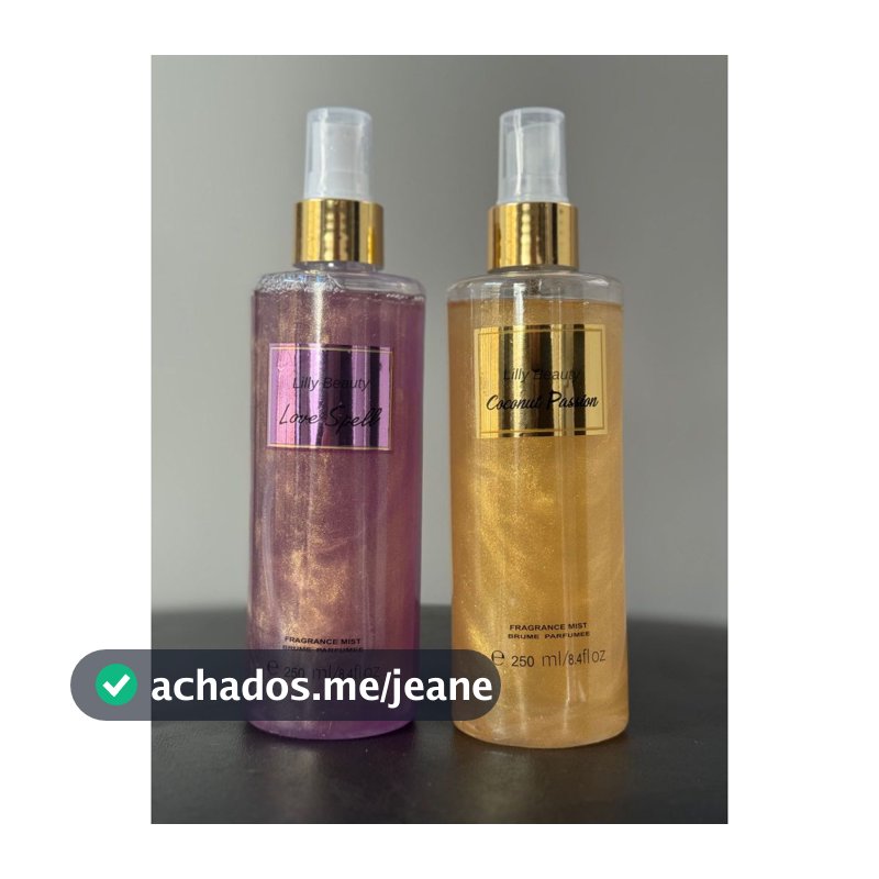 Kit 2 Body Splash Loção corporal Lilly Beauty 250ml otima qualidade