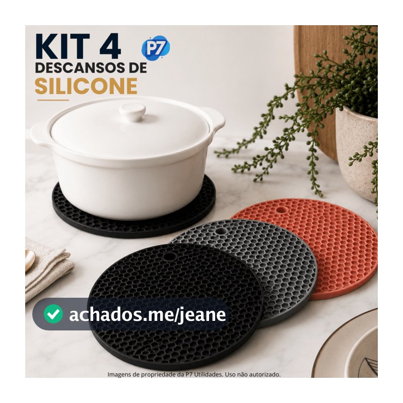 Descanso de Panela Silicone Antiaderente Suporte Porta Panela Quente Utensilios de Cozinha em Geral