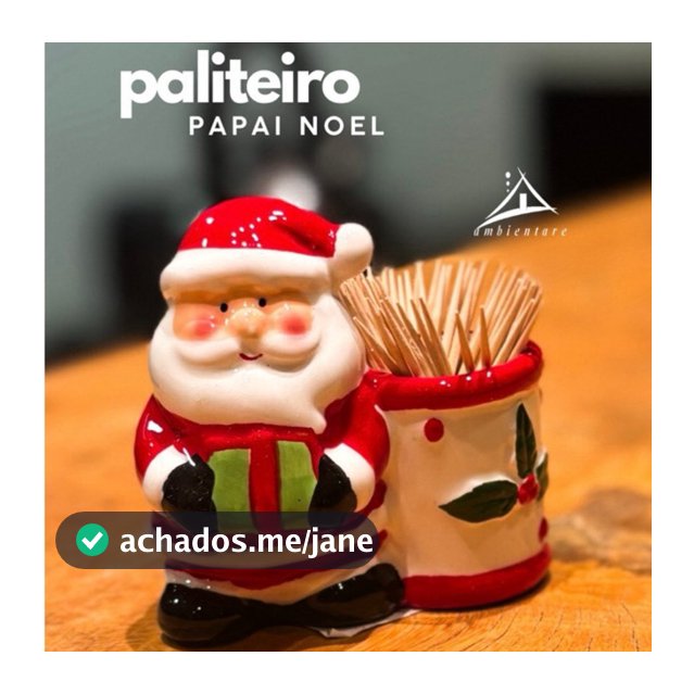 Paliteiro Papai Noel / Boneco de neve Natal envio rápido