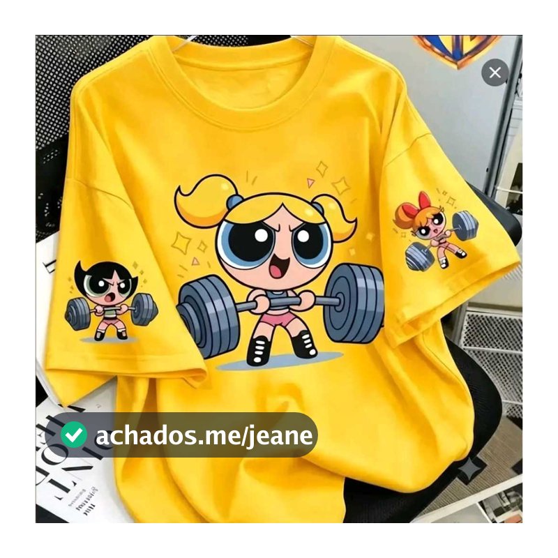 Camiseta unissex Streetwear Meninas Super Poderosas Algodão p ao g5