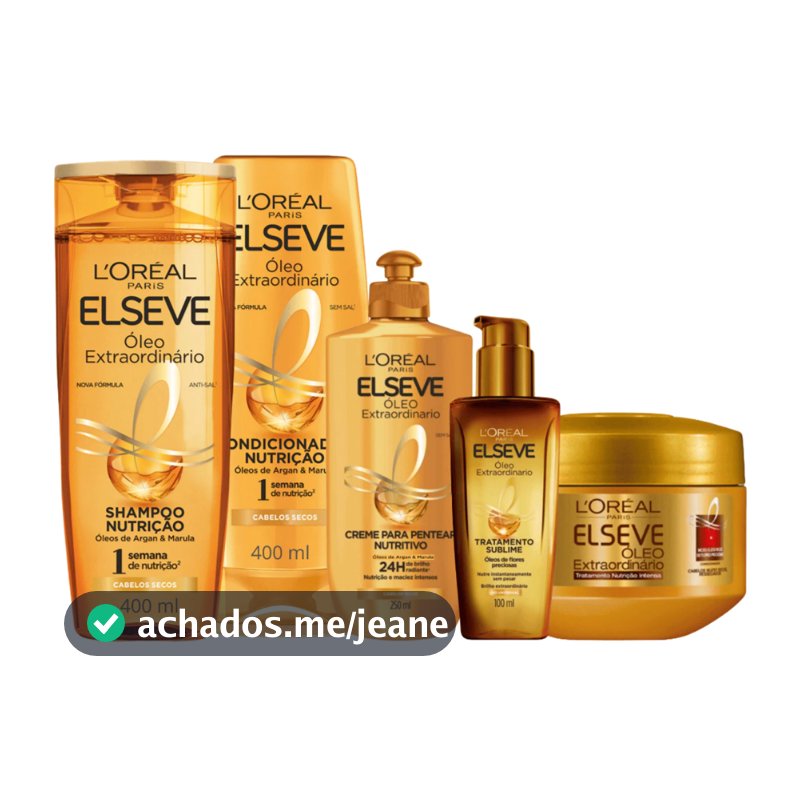 Kit Loreal Elseve Óleo Extraordinário - Escolha seu Kit