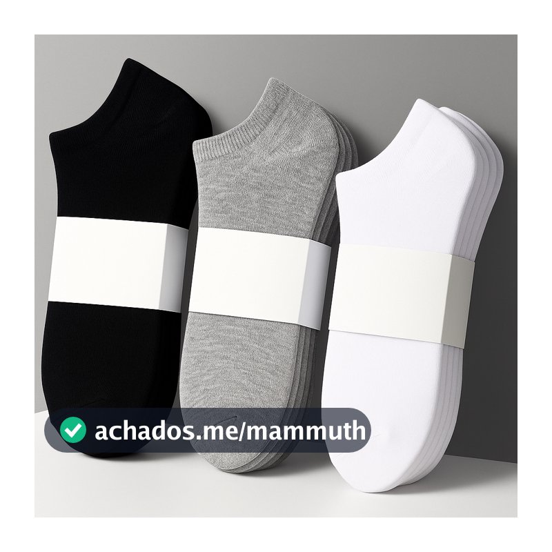 Kit Até 24 Pares De Meias Soquete unissex Menor Preço Qualidade.