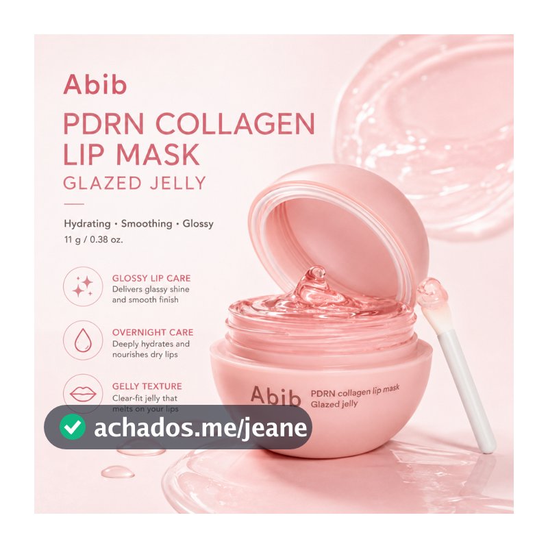 [Abib] Máscara Labial Colágeno PDRN Geléia Esmaltada 11g | Cuidado Hidratante , Suavizante E Brilhante