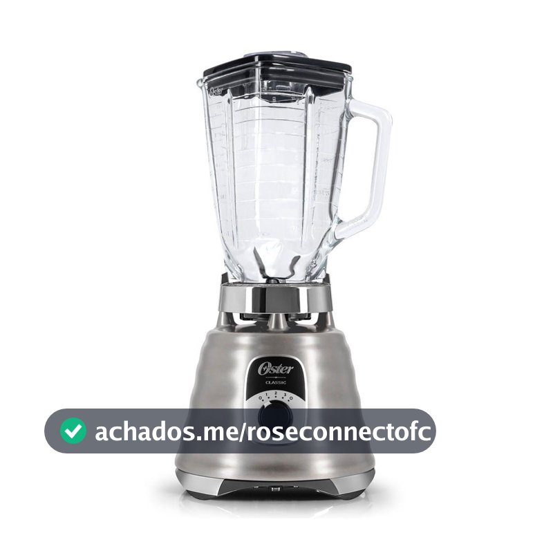 Liquidificador Oster New Osterizer Clássico Aço Escovado 1,25L 220V
