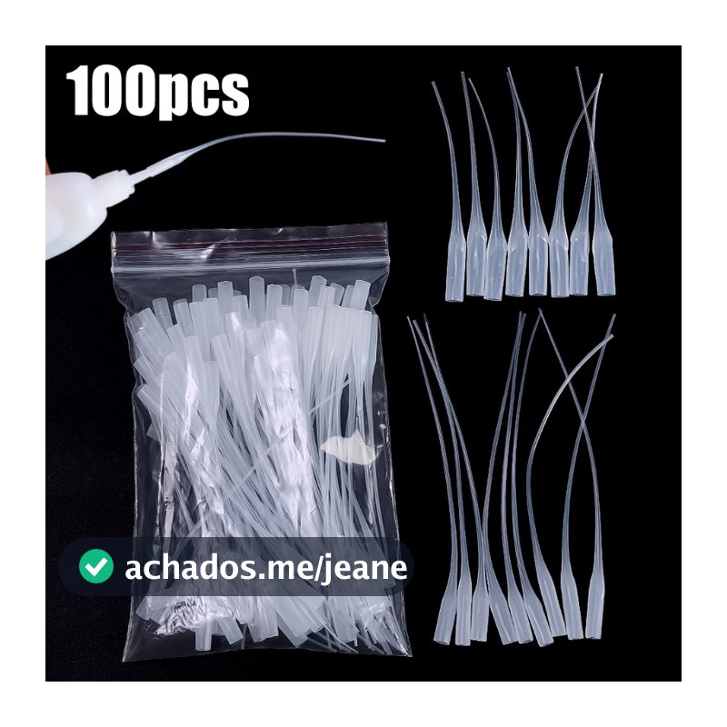 100Pcs 401/502 Super Cola Instantânea Bocal De Tubo Alongado