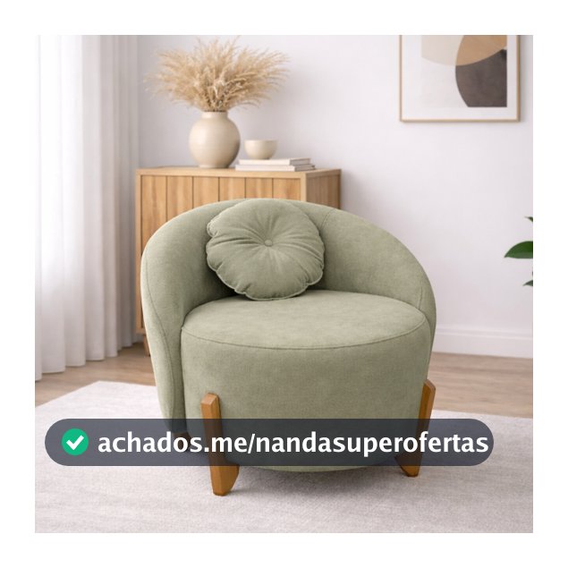 Poltrona Orgânica Com Almofada Tecido Boucle Para Sala Salão de Beleza Estetica