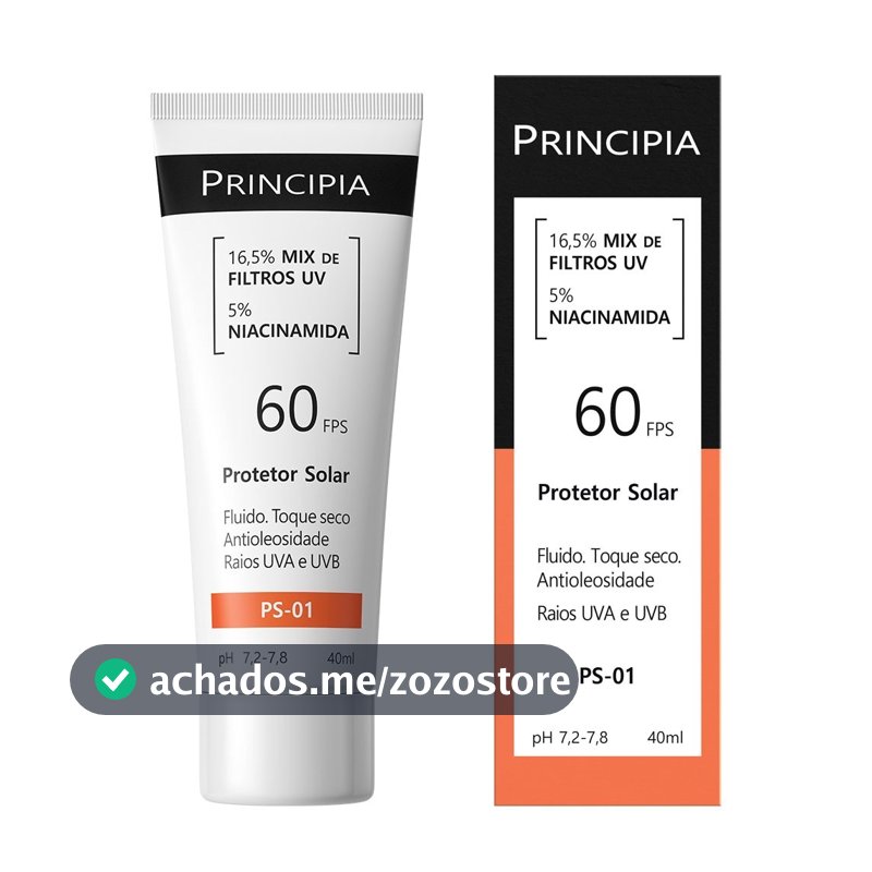 Protetor Solar Facial PS-01 FPS 60 Principia