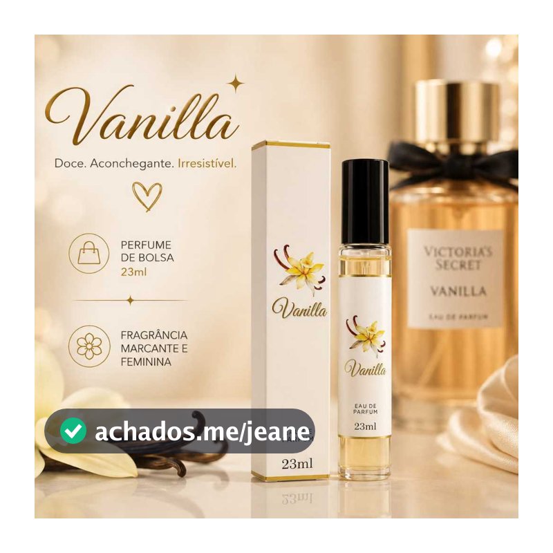 Perfume de Vanilla | Perfume Contratipo 23ml | Perfume de bolsa | Mini Perfume | Perfume Miniatura | Perfume de Baunilha