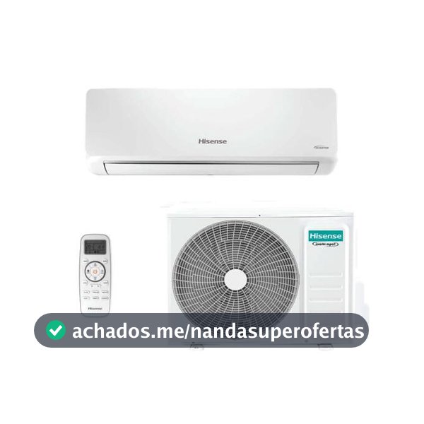 Ar Condicionado Split Inverter Hisense R-32 Hi-wall 9000 Btus Quente e Frio Wi-fi 220v