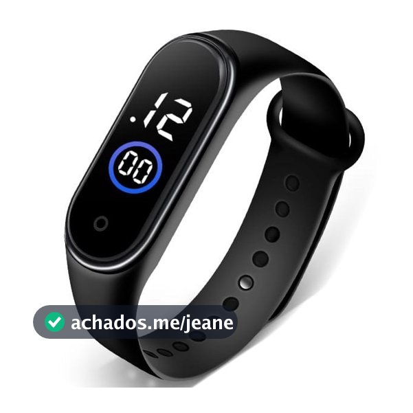 Relógio m4 digital led A prova água Esportivo feminino masculino Unissex