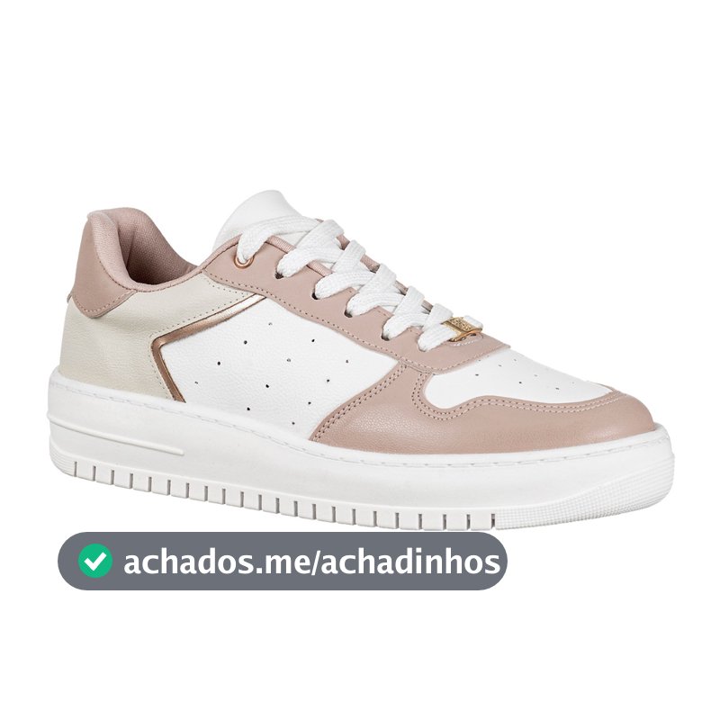 Tênis Feminino Casual Clássico Leve Conforto Retrô Recortes Original GiGiL