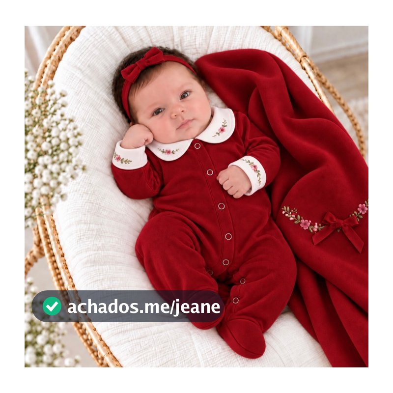 Saída de Maternidade Bebê Menina Elizabeth