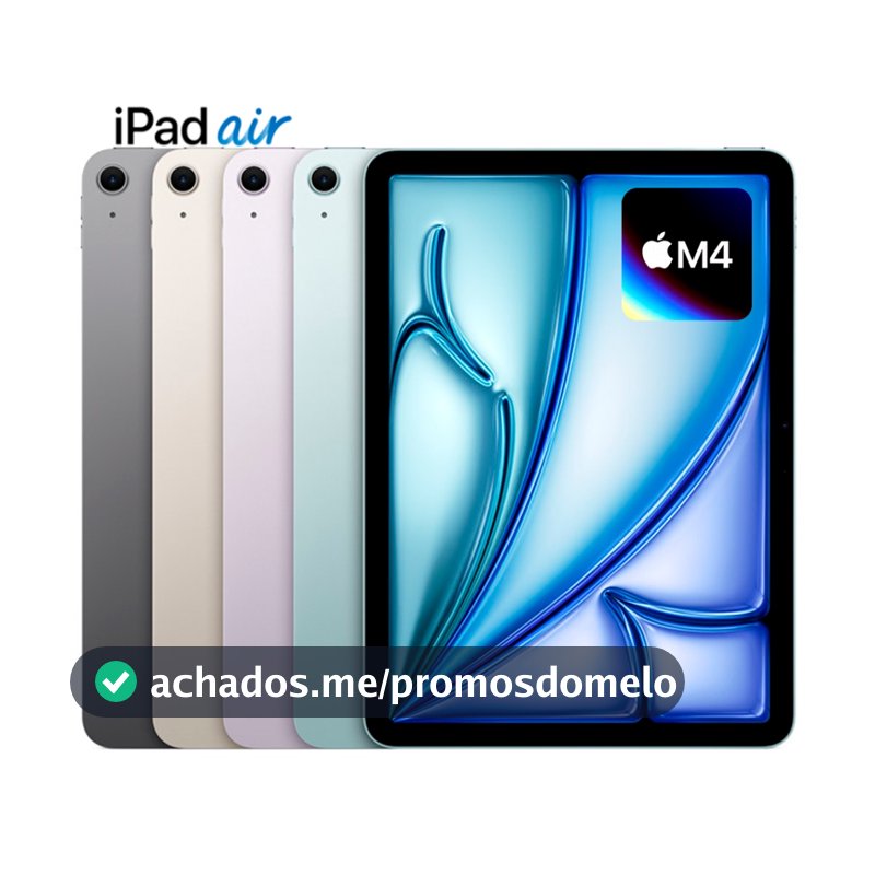 Tablet Apple iPad Air 2026 M4 Tela 11 polegadas Wi-fi 128GB 256 Original Novo