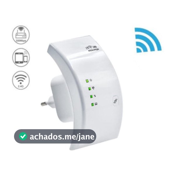 Repetidor De Sinal Wi-Fi Amplificador Wireless Expansor De Rede Potente Envio Imediato
