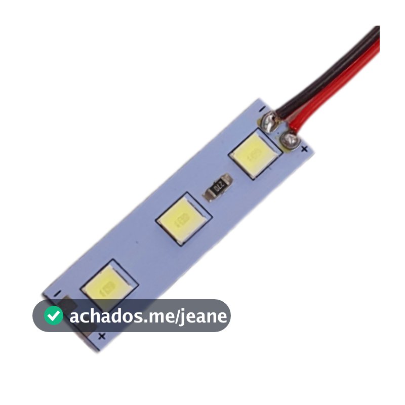 Led Luminária P/ Nichos 12v ( Kit Com 10 Peças ) Sem Fonte Cor: BRANCO FRIO