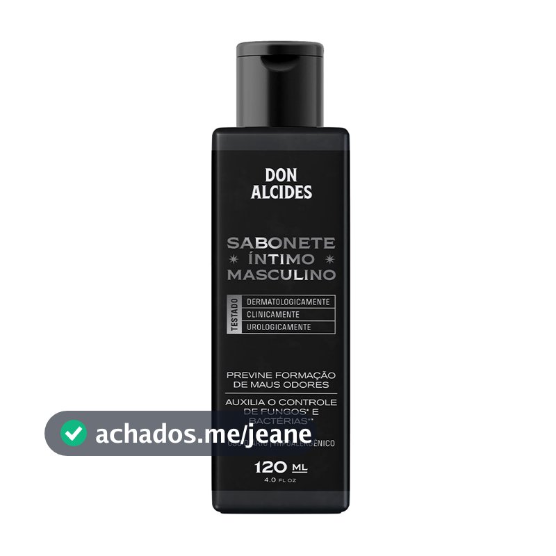 Sabonete Íntimo Masculino Previne Maus Odores, Fungos e Bactérias 120mL Don Alcides
