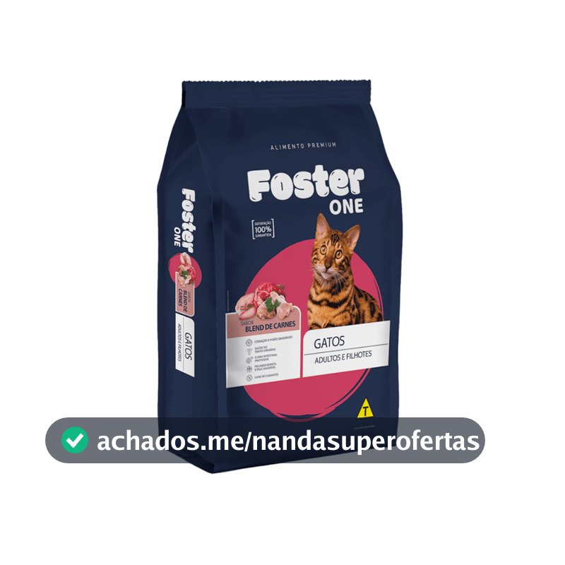 Ração Foster One Gato Adulto e Filhote 10,1 kg