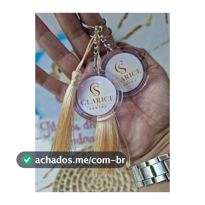 10 chaveiro arte dupla + tassel
