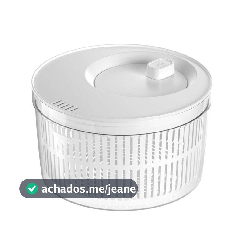 Secador de Salada Clear Fresh Branco 5,5L - Ou