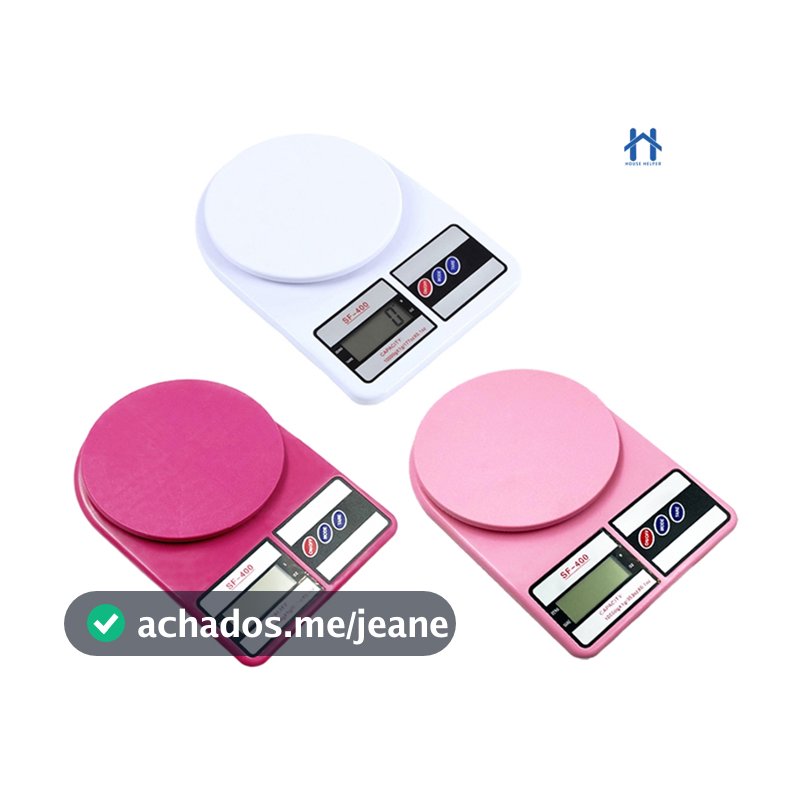 Balança de Cozinha Digital Com Pilhas Alta Precisão 10Kg para Dieta Fitness  HH UTILIDADES DE CASA