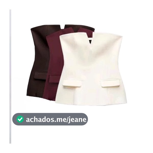 2026 Primavera Nova Top Tubo Curto Feminino 4661011