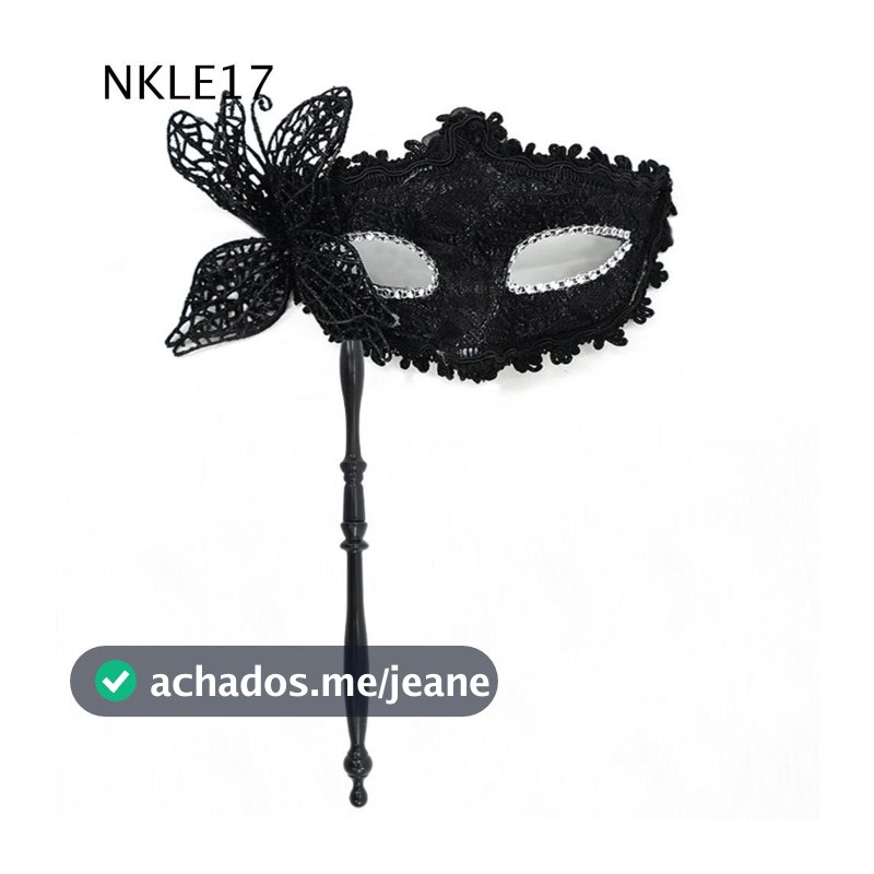 NKLE17 Máscara De Festa De Halloween , Com Haste Mão De Borboleta , Fantasia