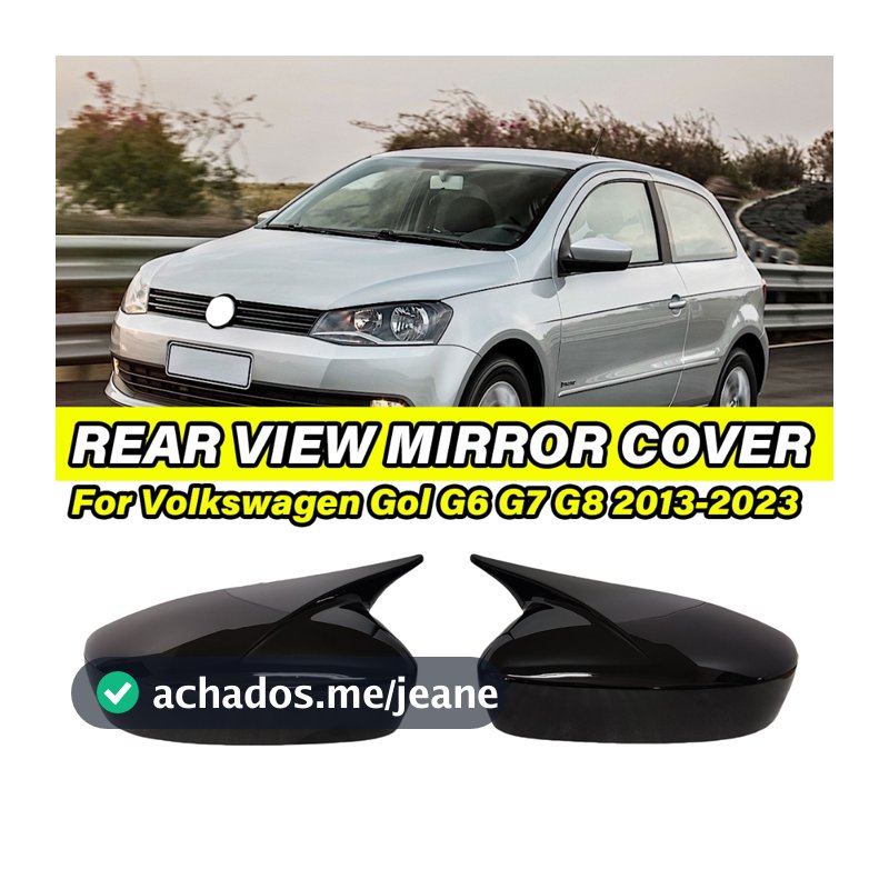 Para Volkswagen VW Gol G6 G7 G8 2013-2023 Espelhos Laterais Capa Espelho Retrovisor Tampas Porta Do Carro Lateral Asa Ad