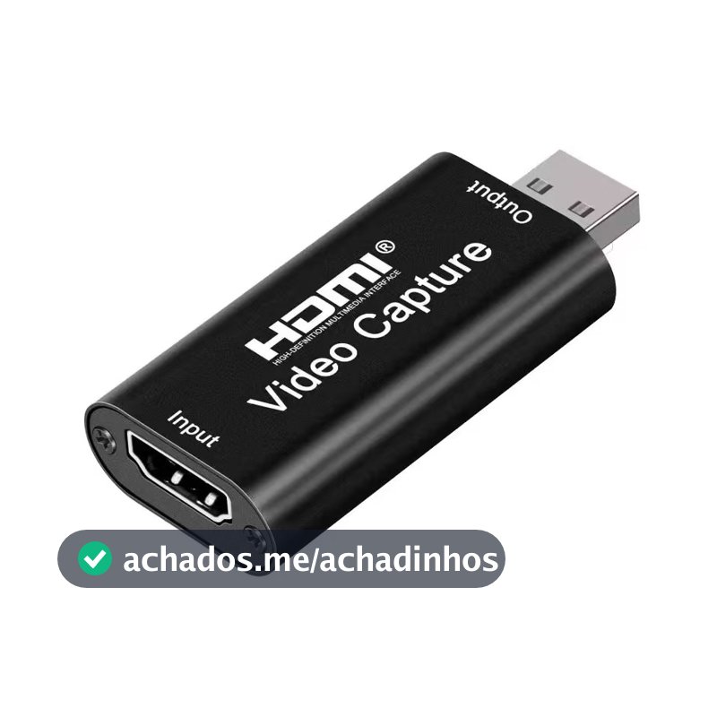 Placa De Captura Hdmi Usb 4k E 1080p Pronta Entrega