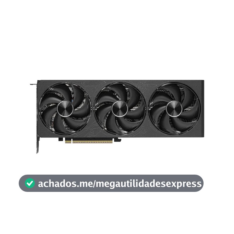 Placa de Vídeo MSI GeForce RTX 5080 INSPIRE 3X BLACK OC 16GB GDDR7 PCIe 5.0 DLSS4 Ray Tracing 912-V531-686