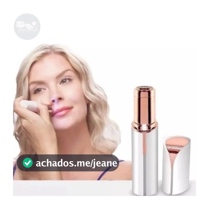 Batom Portátil Depilador Facial Buço Rosto Aparador Pelos USB