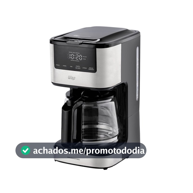 Cafeteira elétrica digital 900W timer programável 24H Prosdócimo WCD1500 Wap