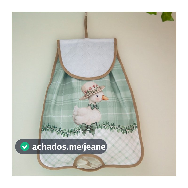 Puxa Saco/Guarda Sacolas - Coleção Patinhos Digital - Lançamento!
