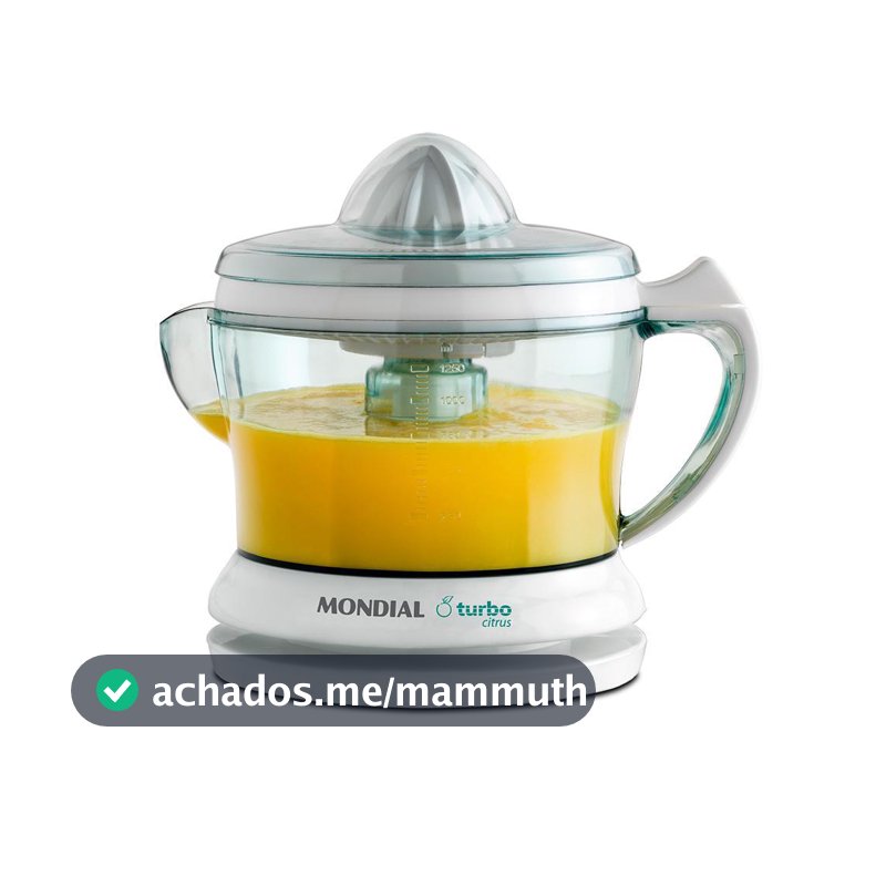 Espremedor Turbo Citrus Mondial Branco 25W E-01