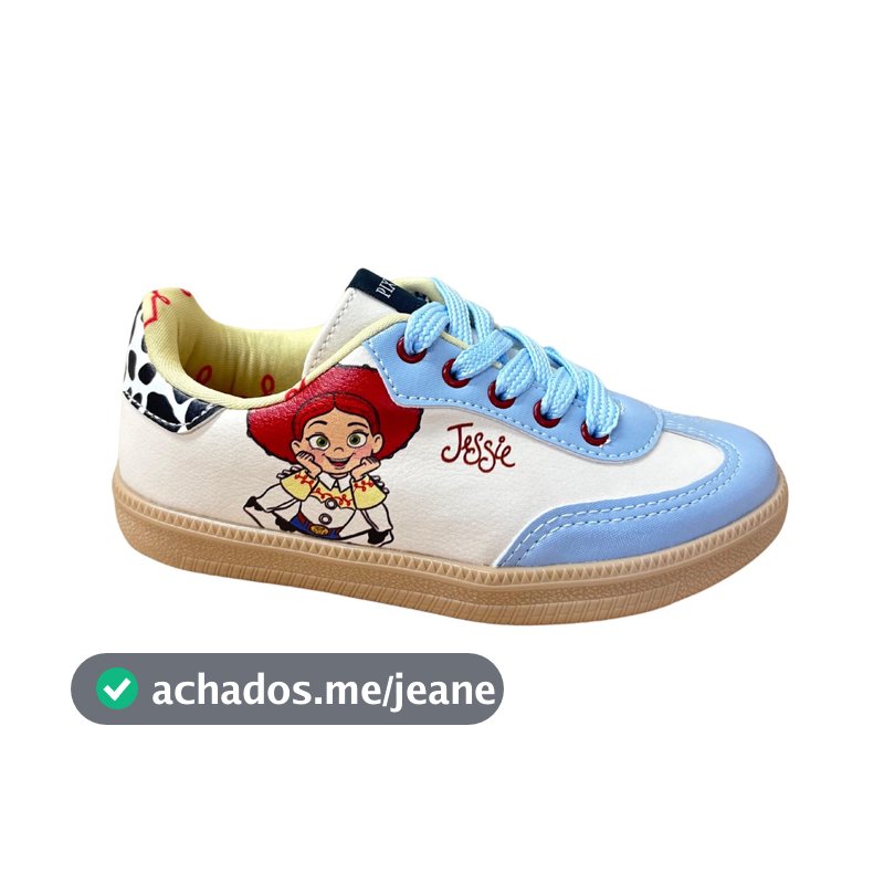 Tenis Infantil Jessie Toy Story Meninas Conforto Disney Original