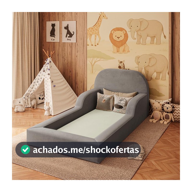Cama Colchão Solteiro Montessoriana Infantil - Balaqui Decor