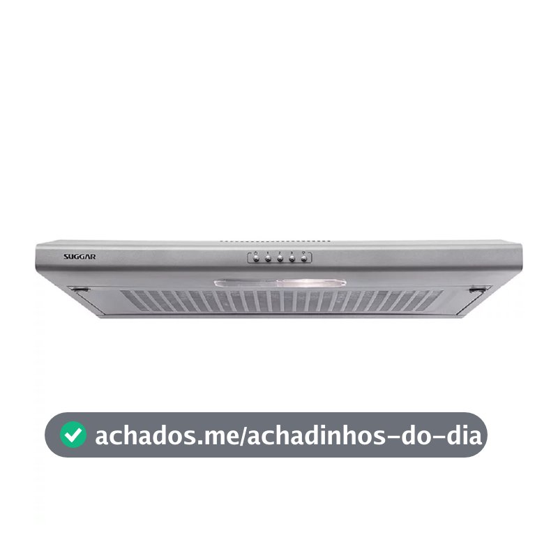 Depurador De Ar Slim 60 Cm C/ Manta Prata 127V Di601Pr - Suggar