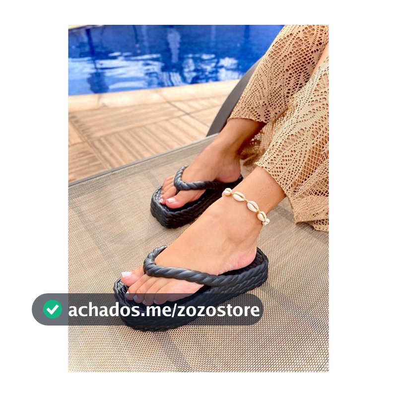 Chinelo Nuvem Flat Feminino Plataforma Miami E.V.A. Trançado Confortável Macio verão 2026 TENDENCIA
