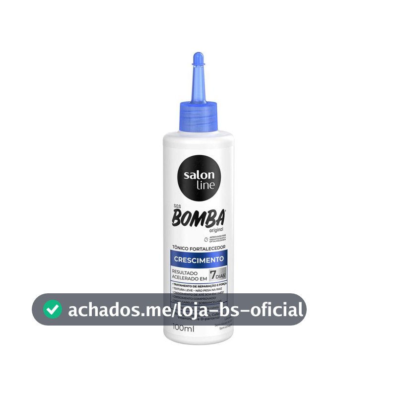 Tônico Fortalecedor SOS Bomba Crescimento Acelerado Salon Line 100ml