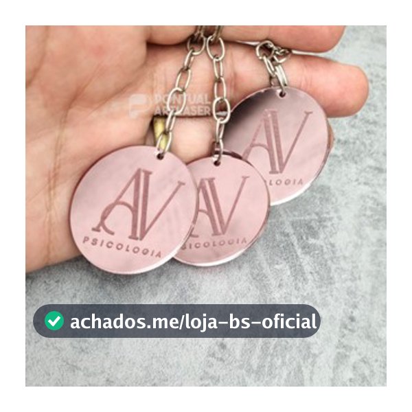 Kit Chaveiro Personalizado Acrílico Espelhado Chaveiro Lembrancinha