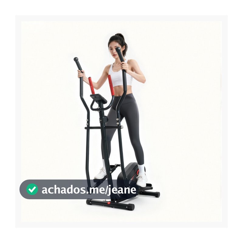 Elíptico Simulador de Caminhada Display Digital 120Kg Silencioso Bumbum Bem Torneado SKYBOARD