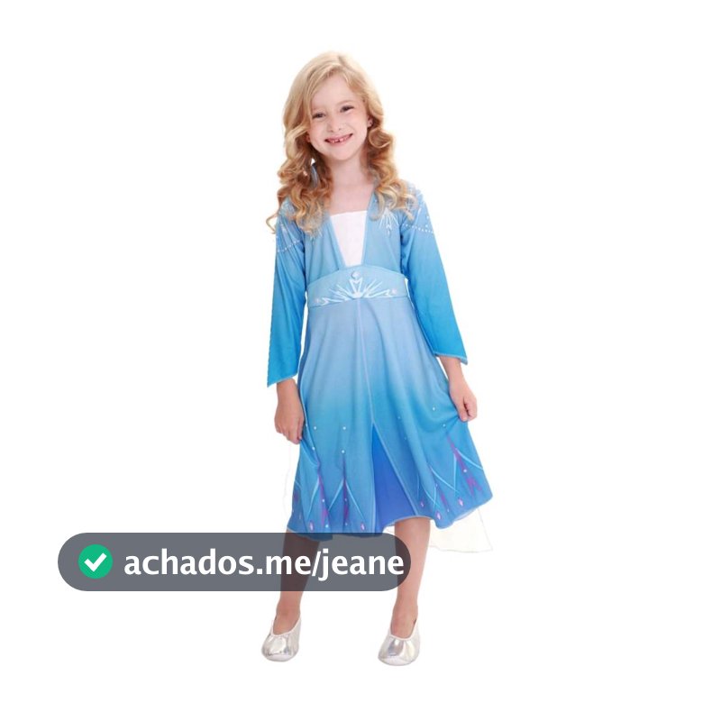 Fantasia Elsa Frozen Disney - Magia para sua Princesa!