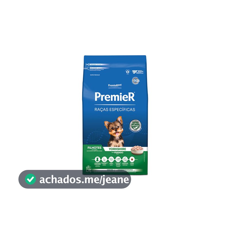 PREMIER RACAS ESPECIFICAS CAES FILHOTES YORKSHIRE 2,5 KG