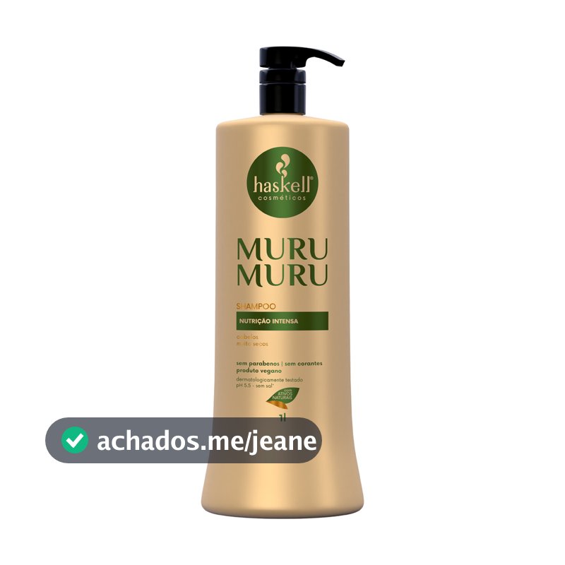 Shampoo Murumuru Litro Haskell