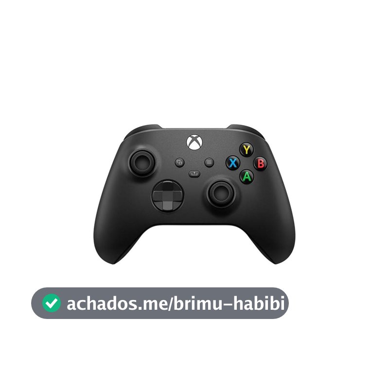 Controle para Xbox Sem Fio Carbon Black
