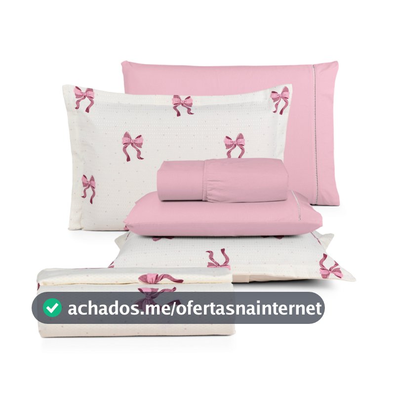 Kit 6 Peças Cobre leito + Jogo de lençol 100% Algodão Percal 180 fios Tecido Piquet e Fronhas Ponto palito