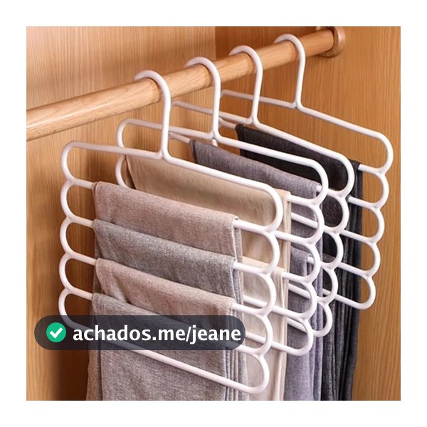 Cabides Com 5 Camadas Organizador De Blusas Vestidos Calças e toalhas Leves Multifuncional