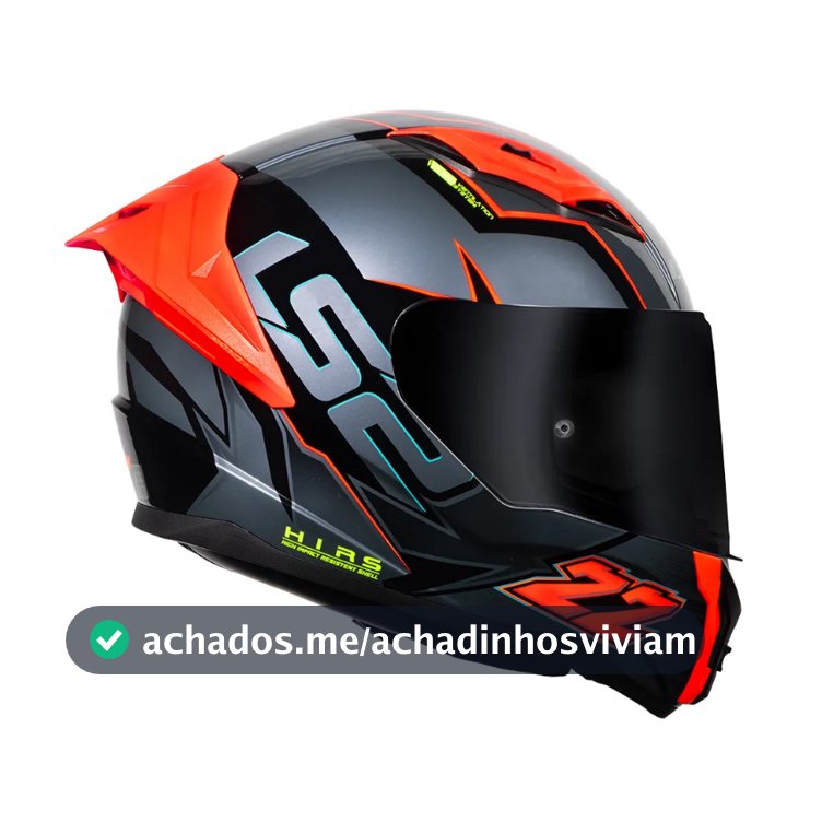 CAPACETE LS2 VIGO LIMITS PRETO